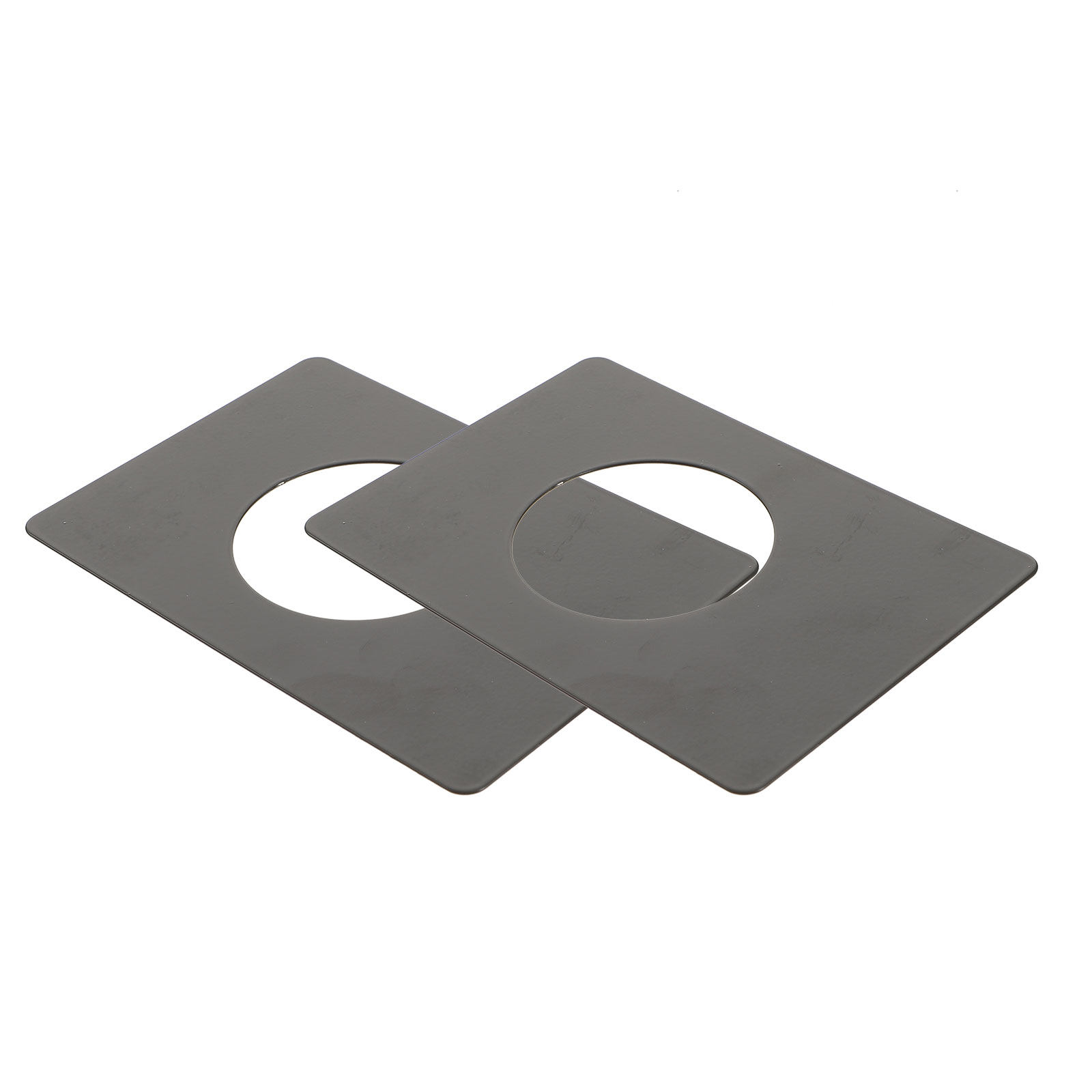 Door Reinforcer Kit - 2 stuks slijtvast roestvrijstalen deurslotversterkingsplaat nachtschootafdekking