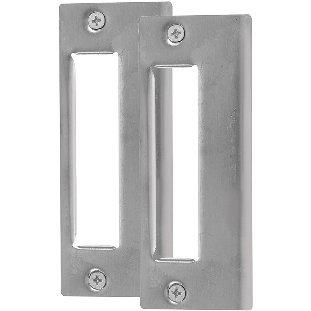 Door Reinforcer Kit - 2 stuks deurslotaccessoires roestvrijstalen nachtschoot deurgat