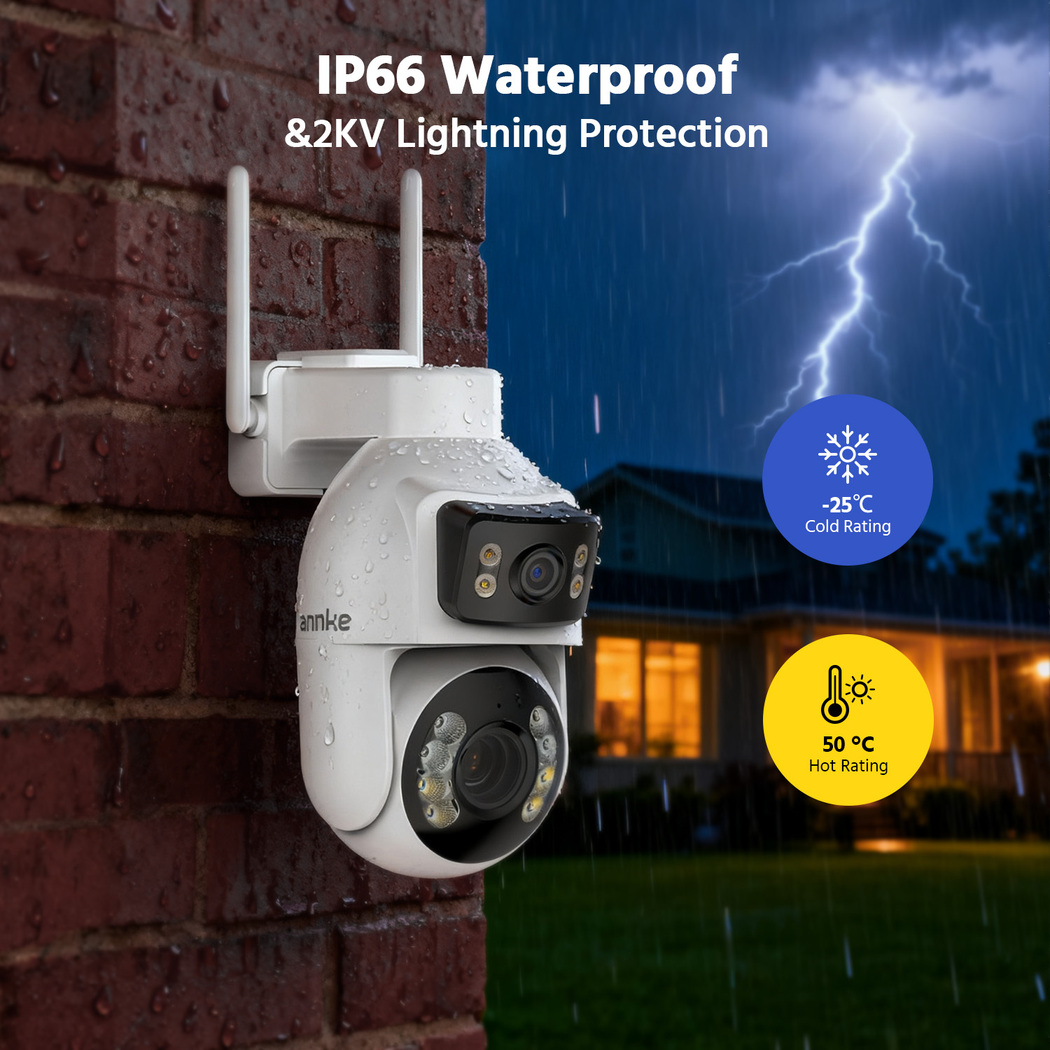 Home Security Google Camera - ANNKE 3 inch PTZ beveiligingscamera met