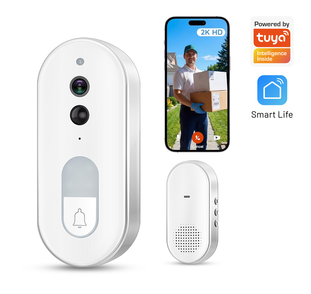 Home Security Google Camera - Tuya Smart Video Deurbel Draadloos 1080P