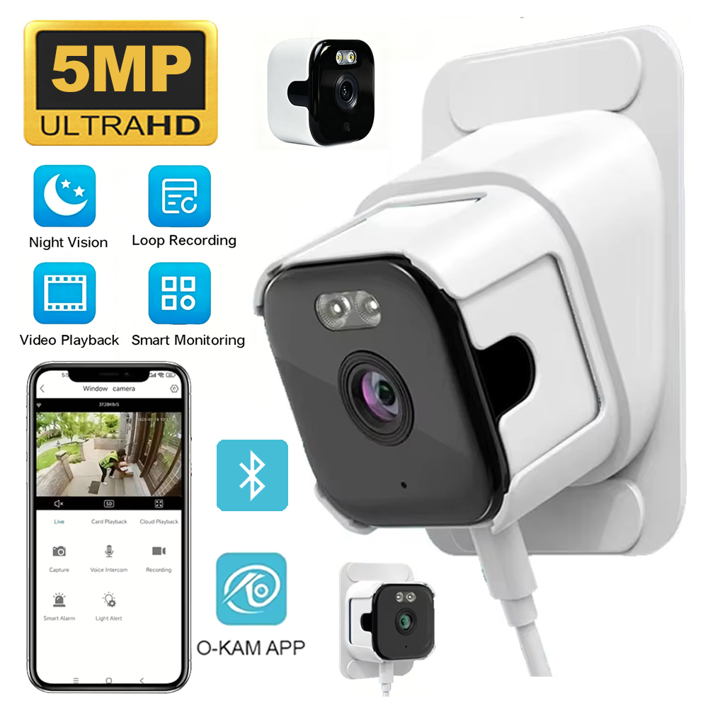 Home Security Google Camera - 5MP raambeveiligingscamera 5GHz WiFi binnencamera met