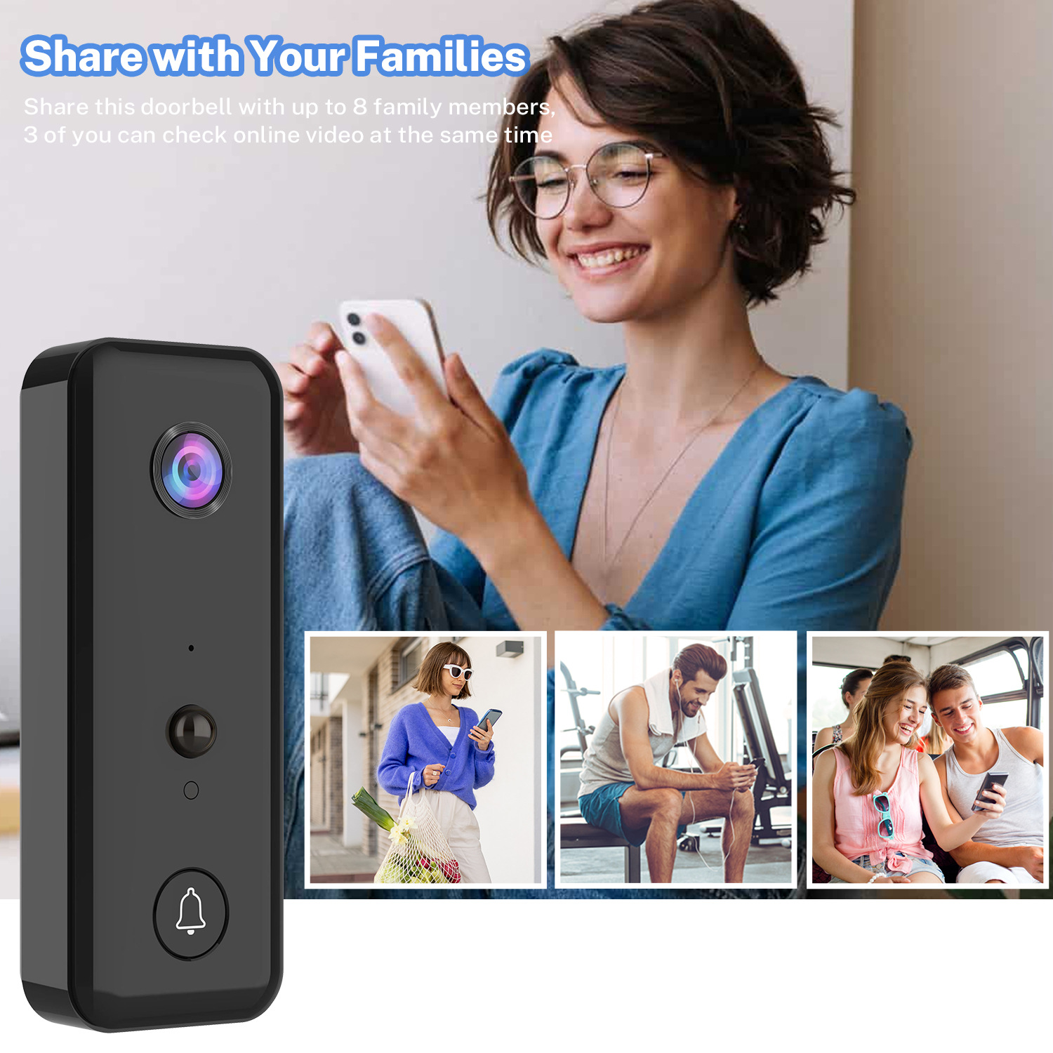 720P Aiwit APP Cloud Storage W - Peephole Camera Viewer recensie en prijs