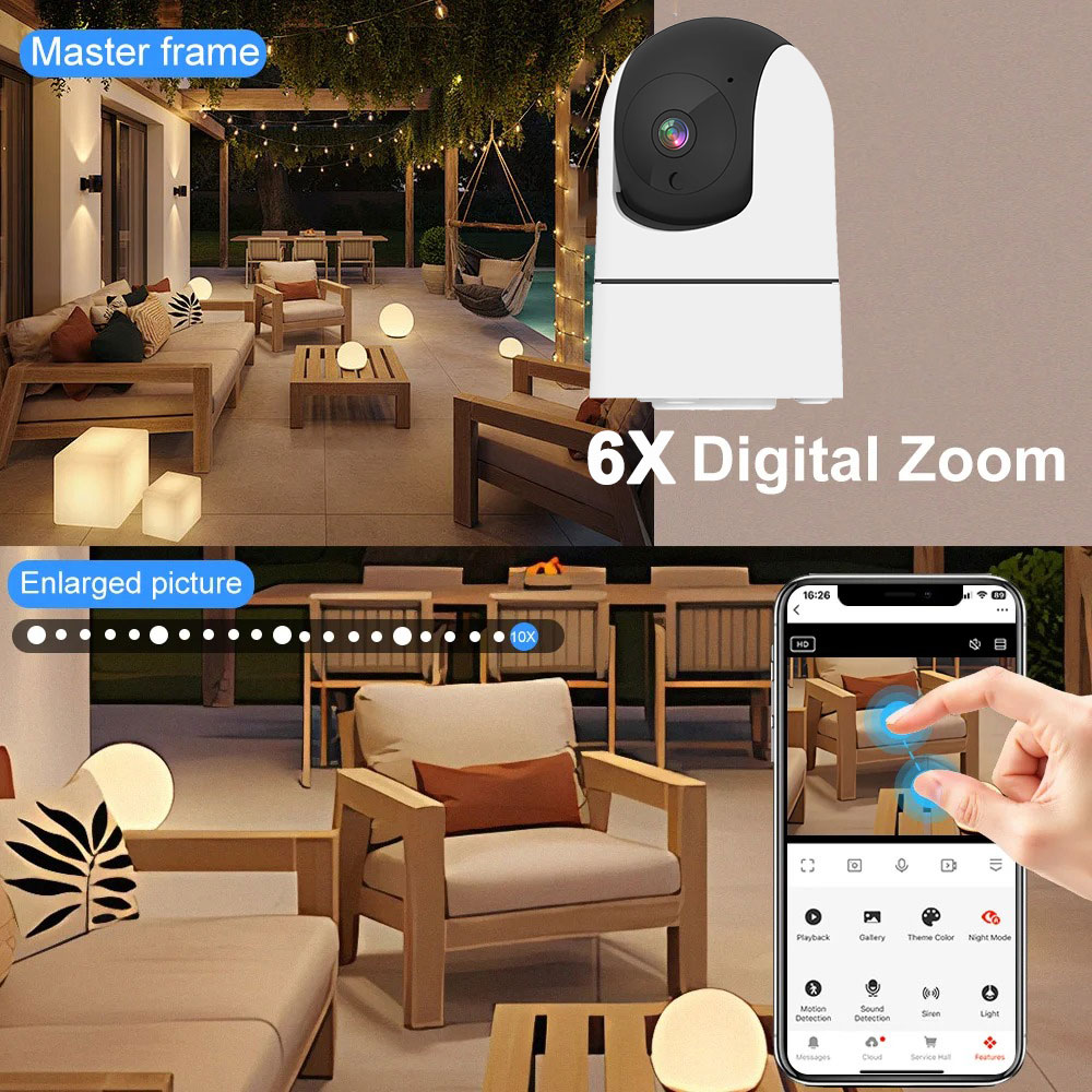 2K 6MP Mini 5G Wifi Tuya IP-ca - Home Security Google Camera recensie en prijs