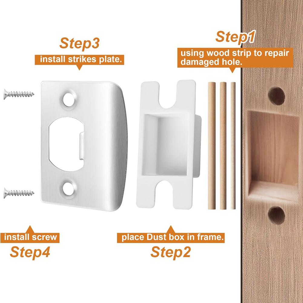 4-pack deurgrendel slagplaat-r - Door Reinforcer Kit recensie en prijs