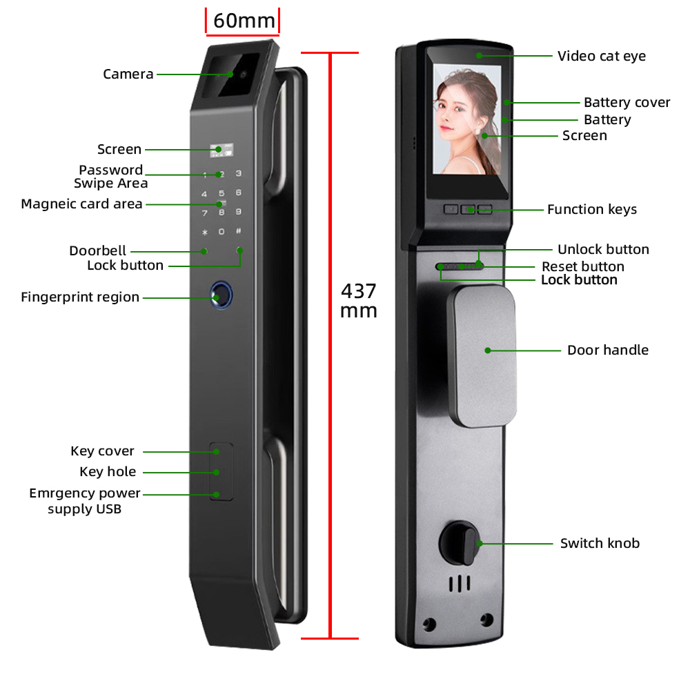 RAYKUBE DF14 Tuya WiFi 3D Gezi - Peephole Camera Viewer recensie en prijs