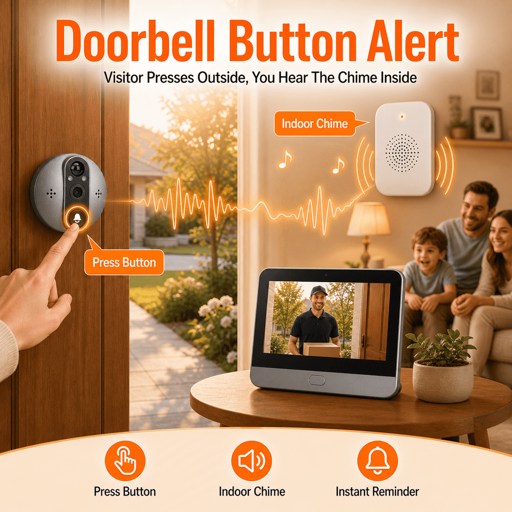 4,3 inch Tuya Smart Life 5MP M - Peephole Camera Viewer recensie en prijs