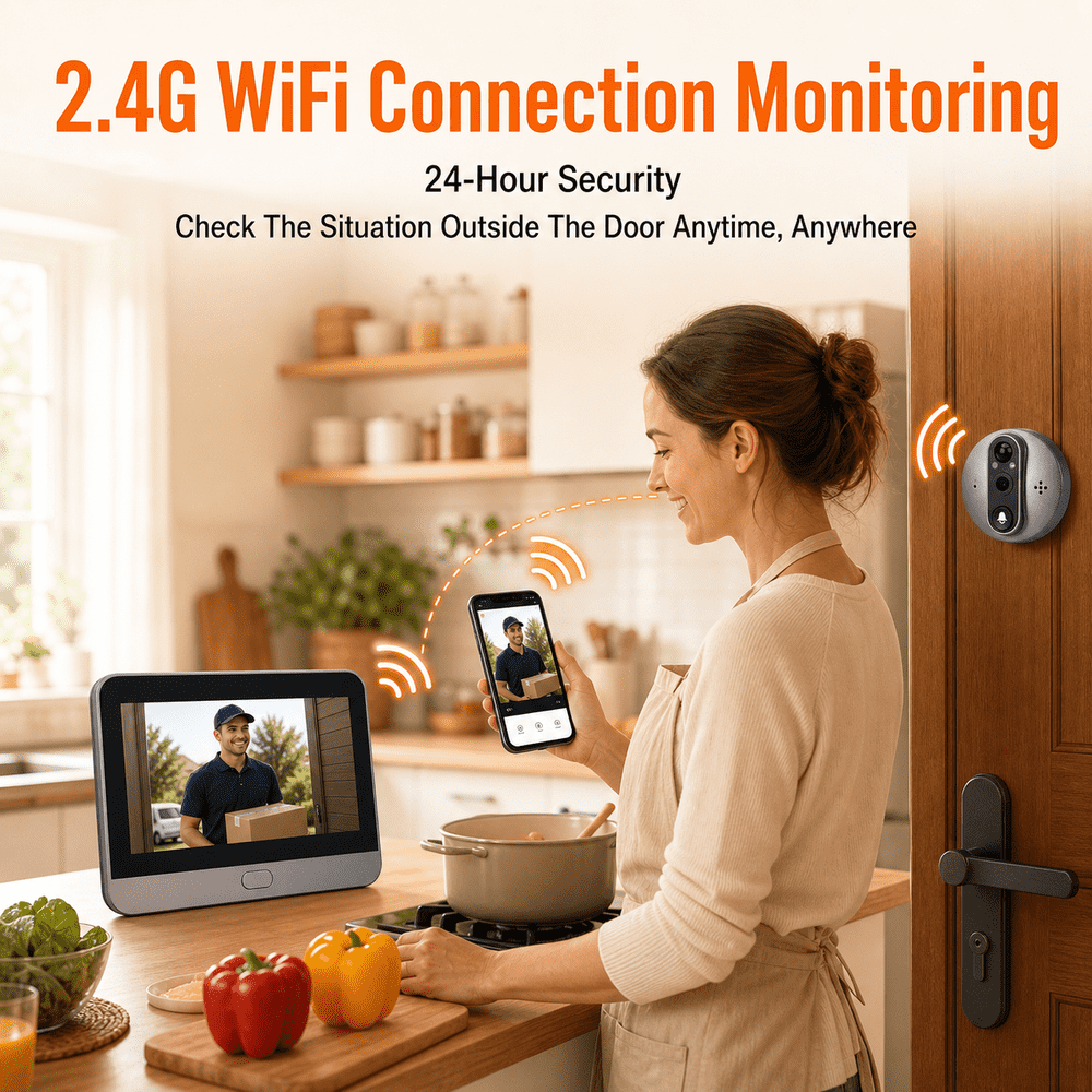 4,3 inch Tuya Smart Life 5MP M - Peephole Camera Viewer recensie en prijs