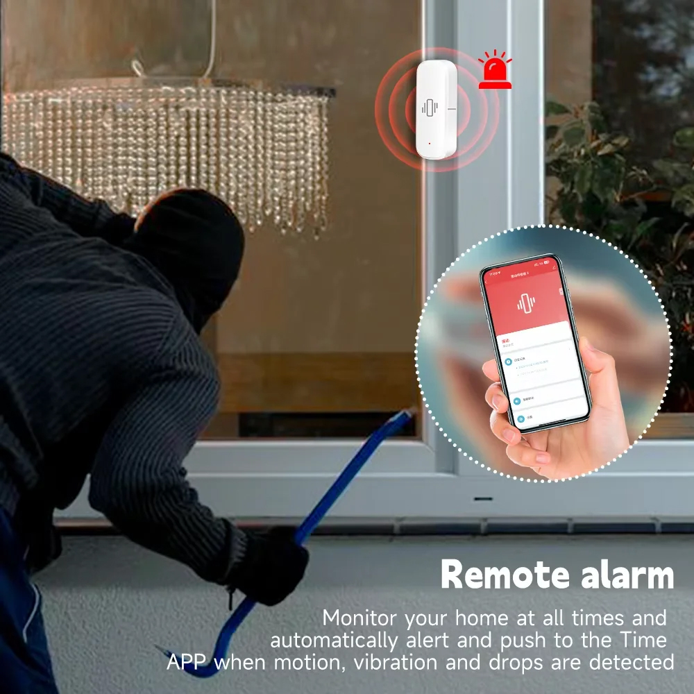 Smart ZigBee Trillingssensor A - Home Security With Monitoring recensie en prijs