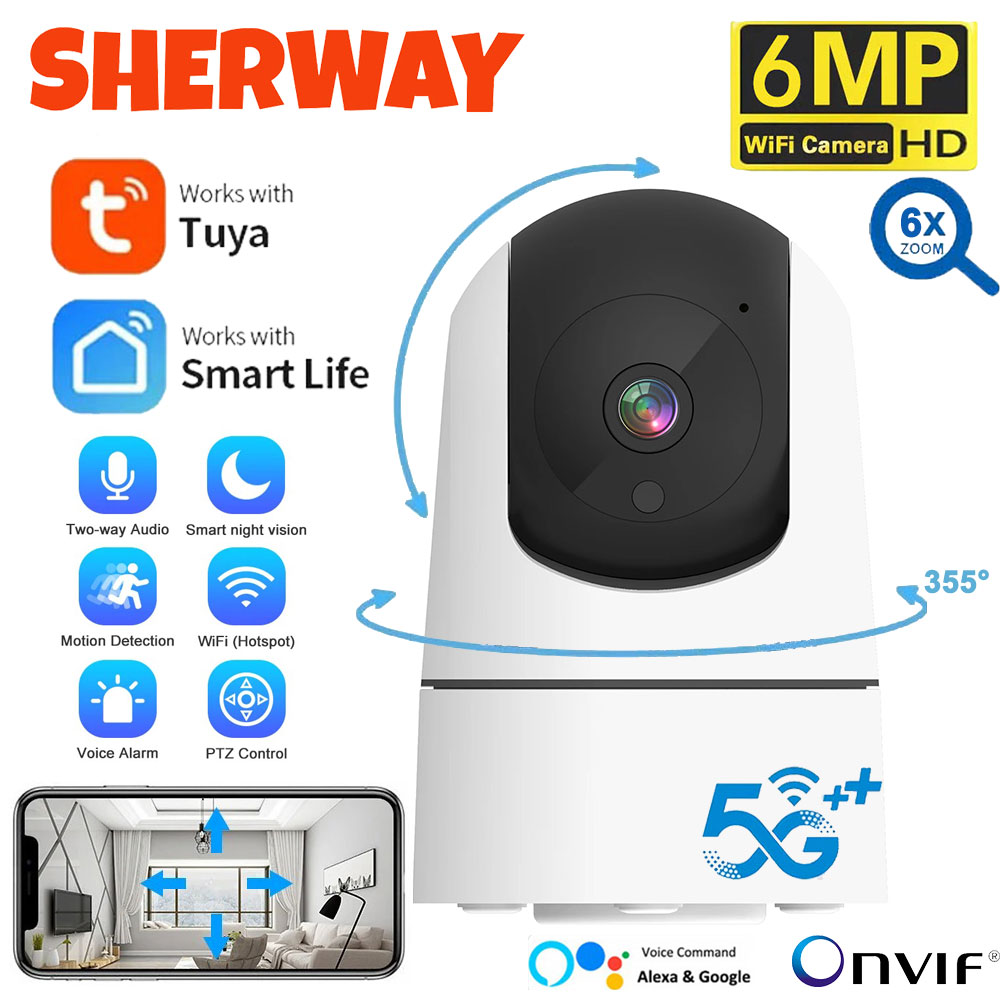 6MP WiFi Camera Tuya Smart Hom - Home Security Google Camera recensie en prijs