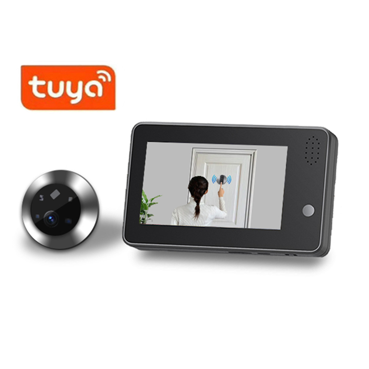 4,3 inch Tuya Smartlife WiFi D - Home Security Video Cameras recensie en prijs