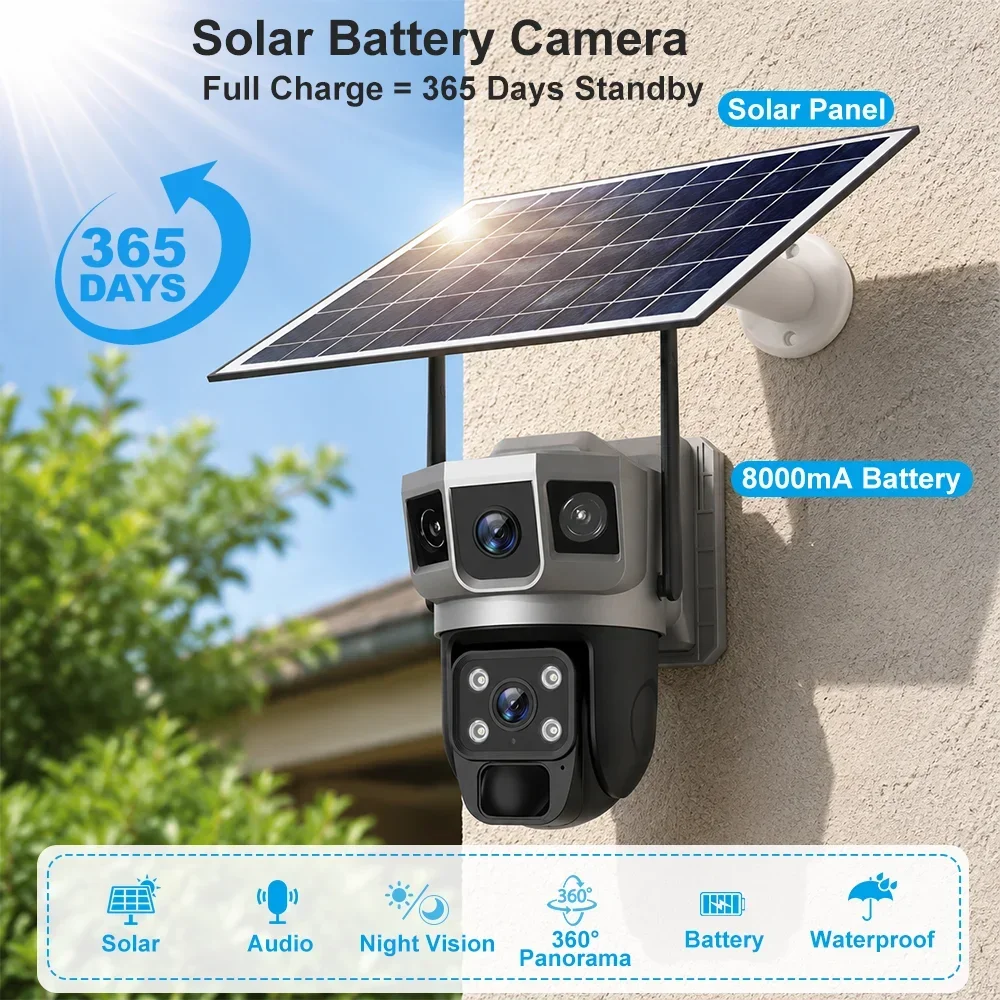 V380 4K 3 Schermen 4G Camera Z - Home Security Video Cameras recensie en prijs