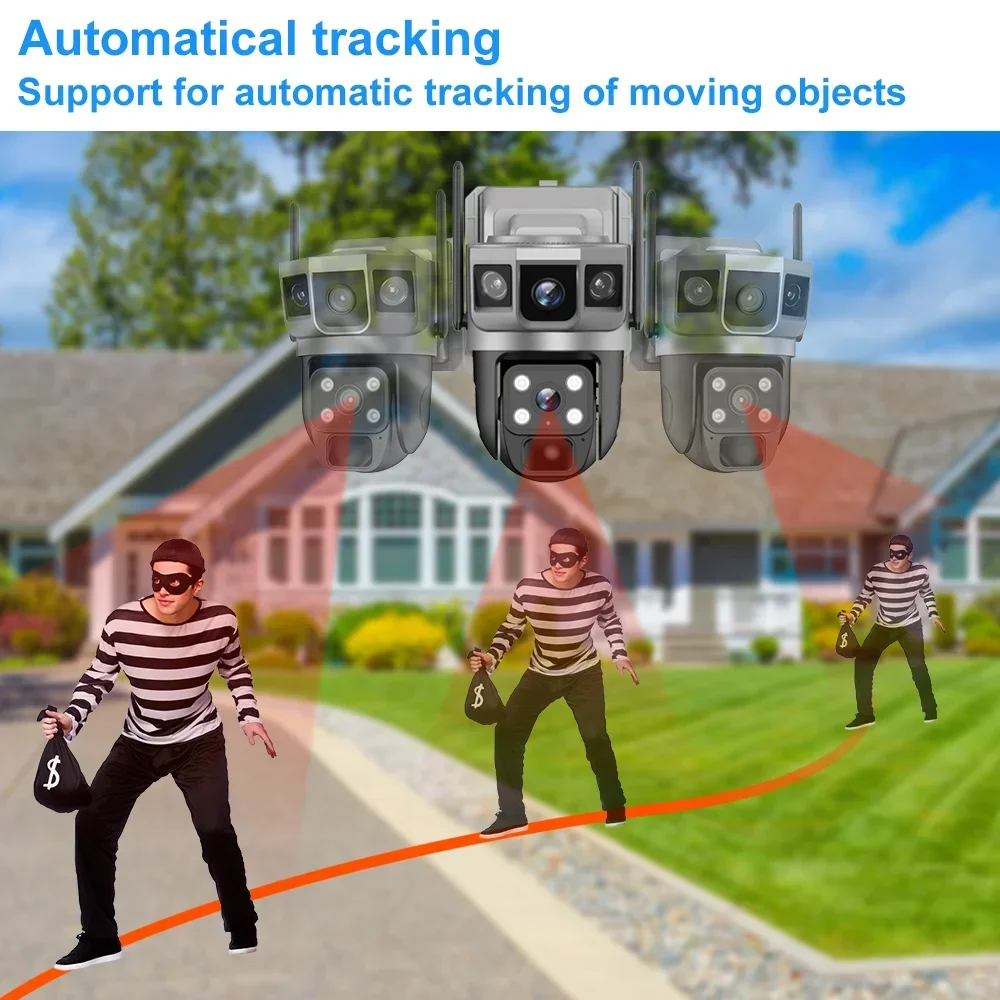 V380 4K 3 Schermen 4G Camera Z - Home Security Video Cameras recensie en prijs