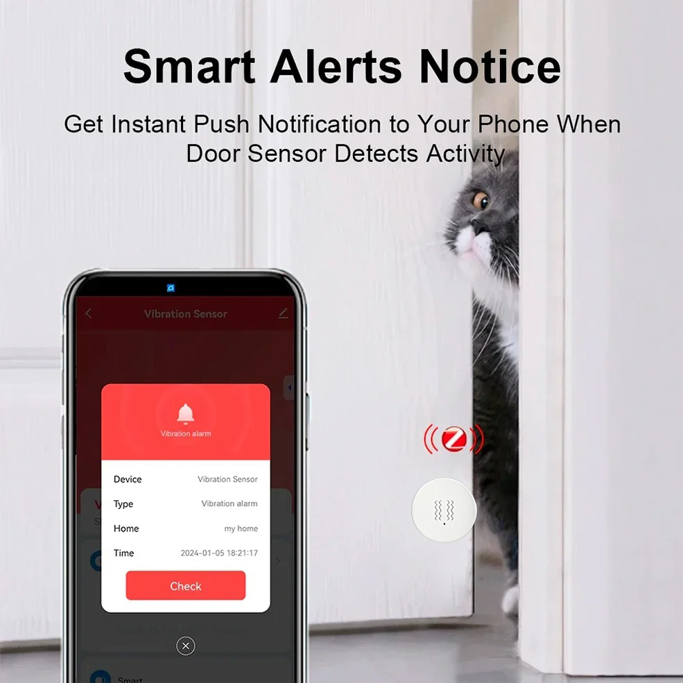 Tuya ZigBee Smart Vibration &  - Home Security With Monitoring recensie en prijs