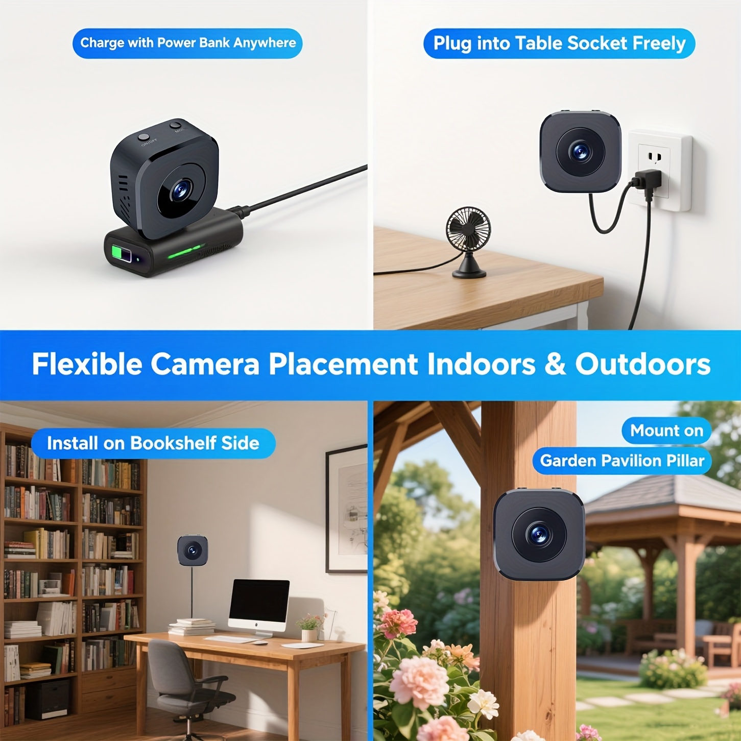 1080P HD Mini WiFi Camera Indo - Home Security With Monitoring recensie en prijs