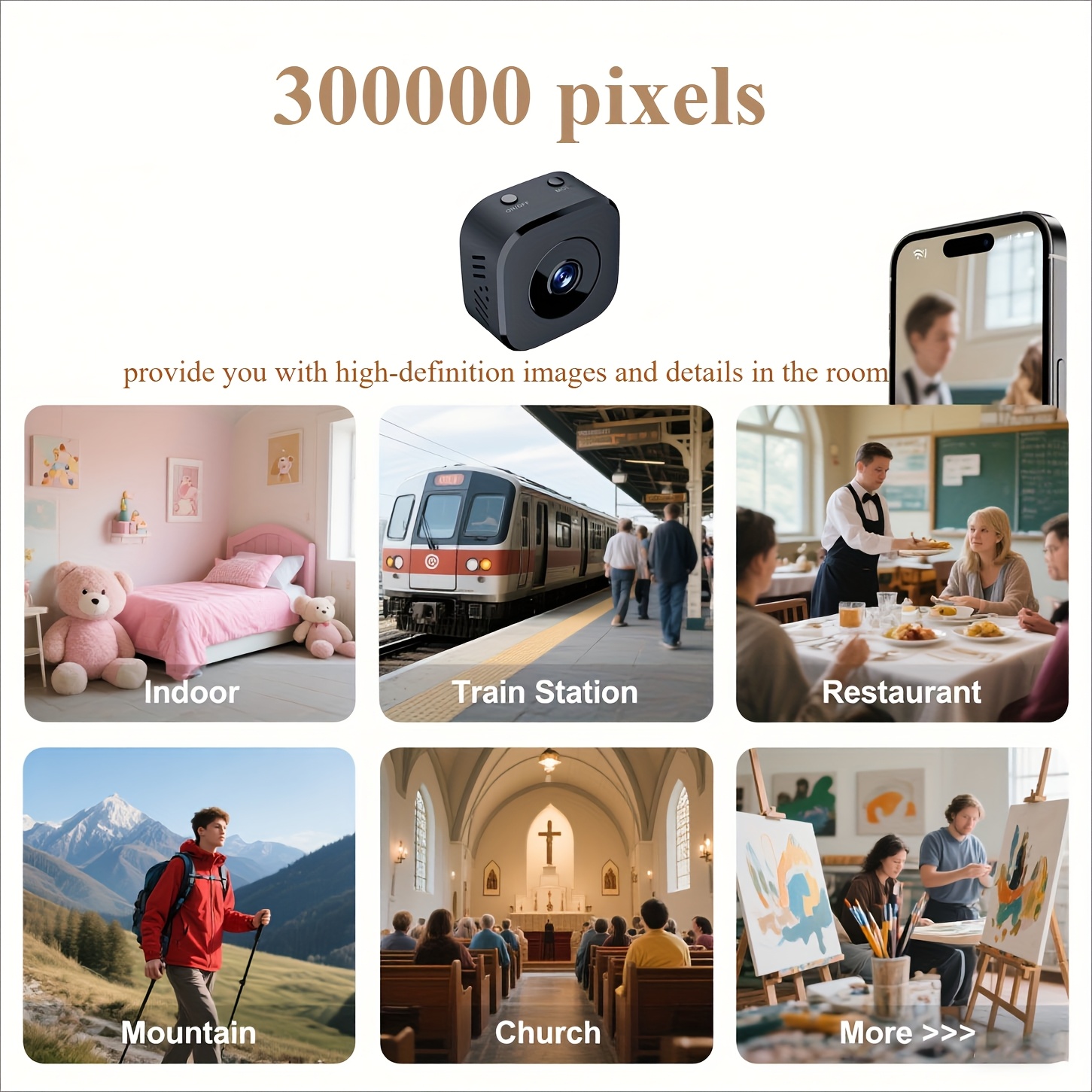 1080P HD Mini WiFi Camera Indo - Home Security With Monitoring recensie en prijs