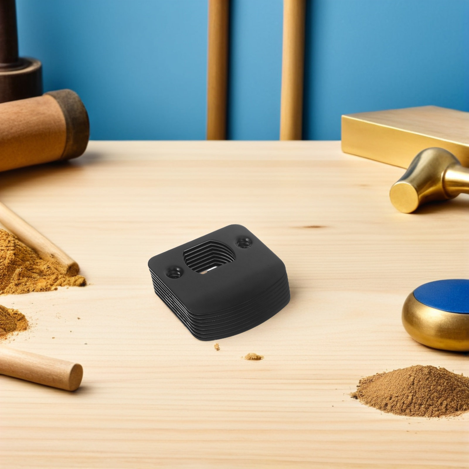8 stuks zwarte deurslotplaten  - Door Reinforcer Kit recensie en prijs