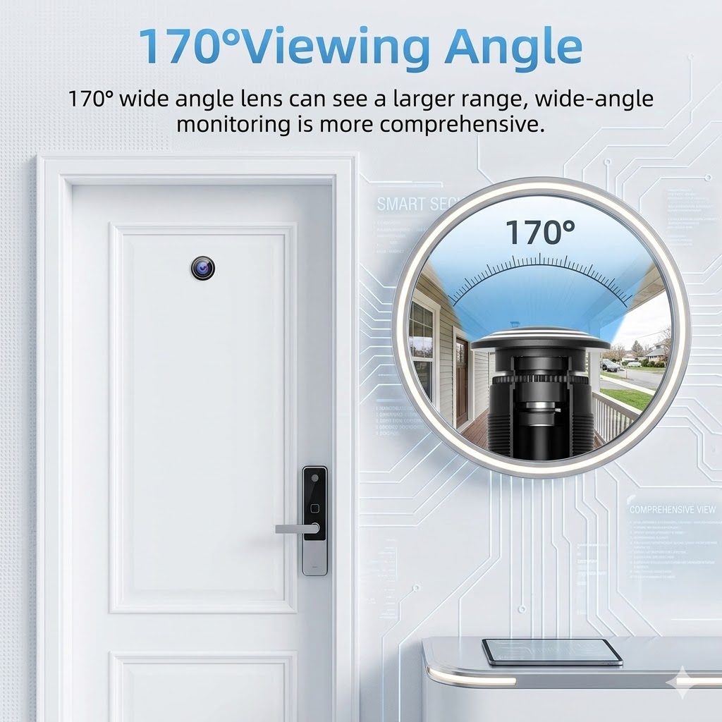 3MP 2K WiFi video-deurkijker k - Peephole Camera Viewer recensie en prijs