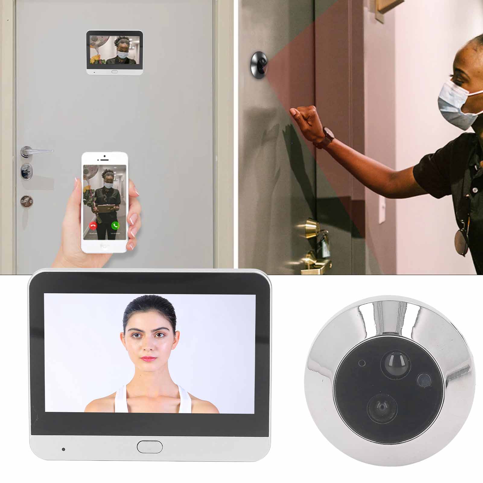 Digitale Deurkijker 120 Graden - Peephole Camera Viewer recensie en prijs