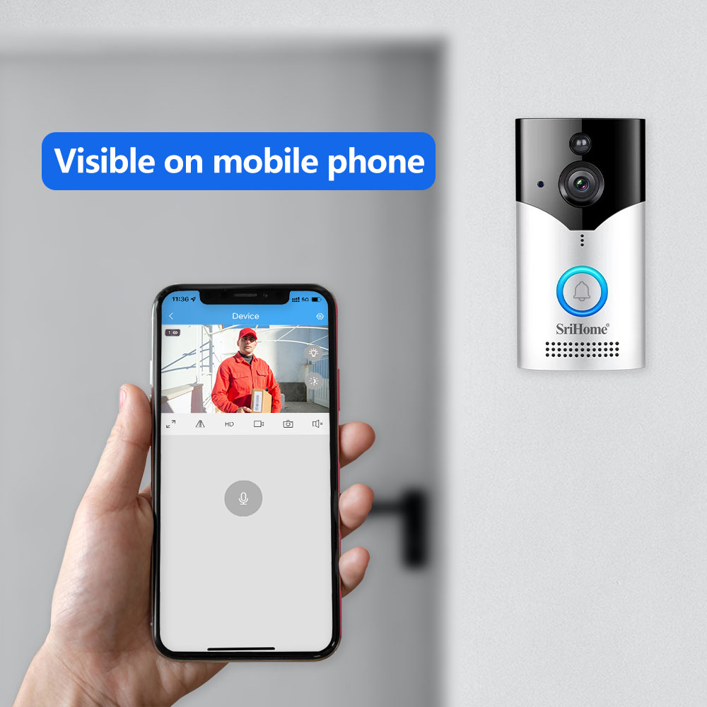 Srihome DH002 4MP 1440P Laag S - Peephole Camera Viewer recensie en prijs