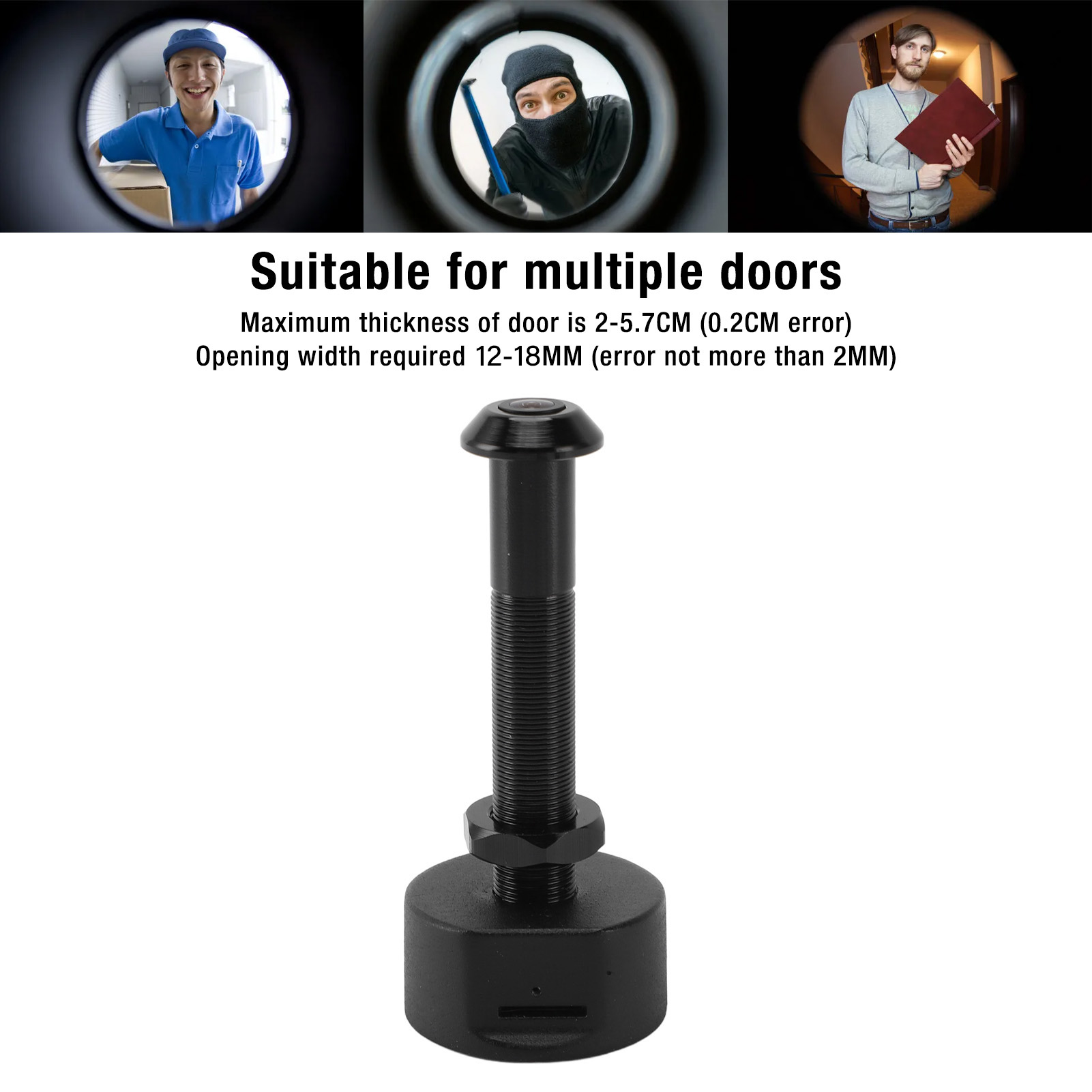 Digitale deurkijker 1080P HD a - Peephole Camera Viewer recensie en prijs
