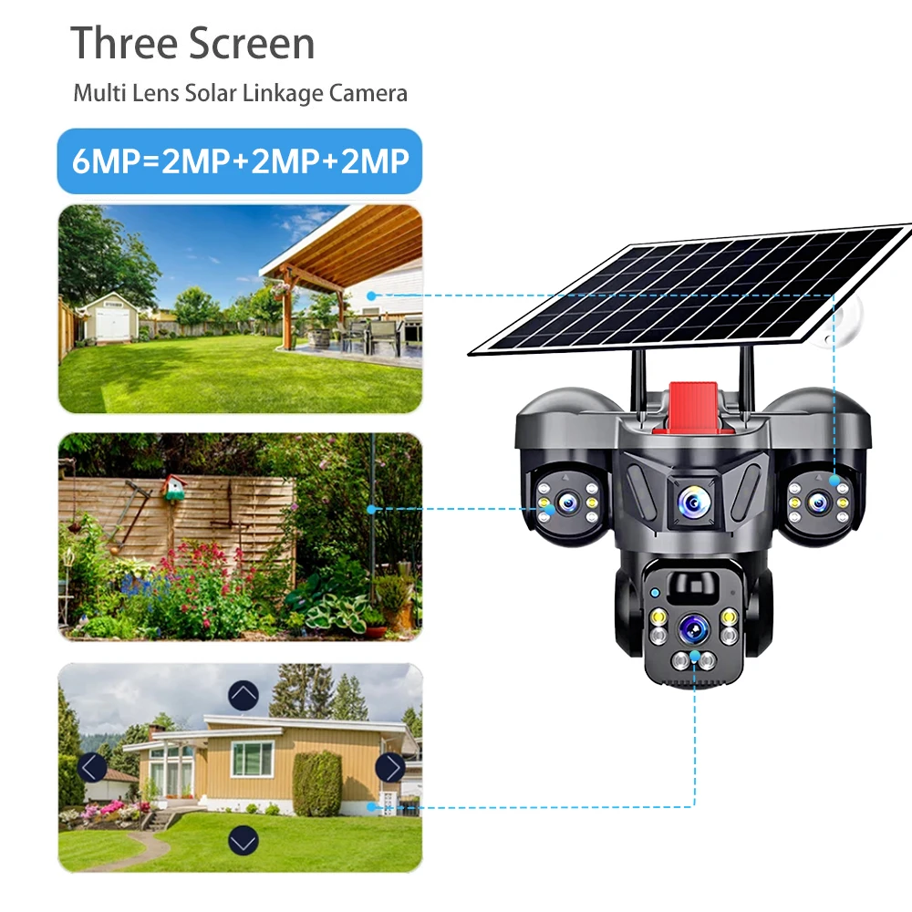 KERUI Outdoor PTZ 6MP 4G SIM W - Home Security Video Cameras recensie en prijs